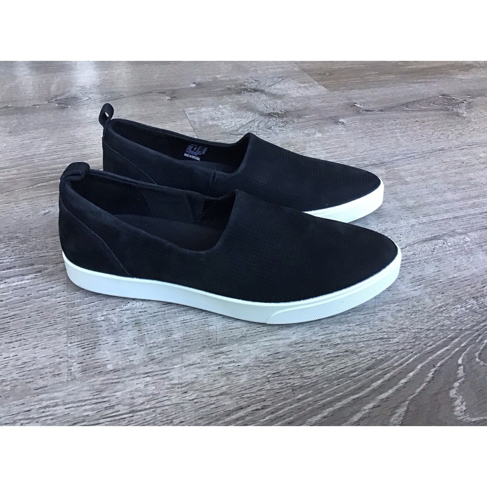 Ecco Danish Design Womens 9 / 40 Slip On Black Suede Leather Comfort Shoes